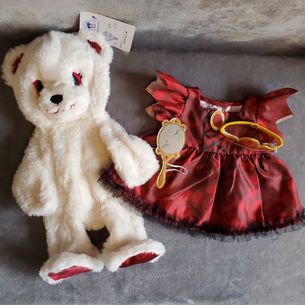 Build a Bear Limited Edition 🩸Bloody Beary🩸 UNSTUFFED Bear Plush w/Outfit NEW
